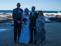 Sam&Andrew-44  Bride & groom with the bride's parents. : 2007, Andrew & Sam's wedding, Newcastle