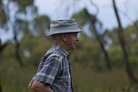  Grandpa, ready to catch, at Lake Canobolas Recreation Area