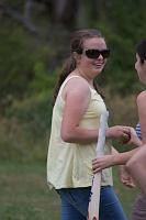  Renee, about to bat in french cricket at Lake Canobolas Recreation Area