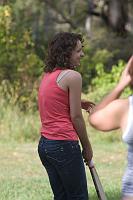  Rebecca batting in french cricket at Lake Canobolas Recreation Area