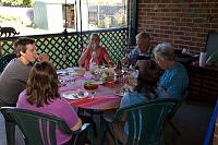  Eating tea, New Years Eve 2008 at Moss Vale