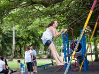 Cairns2009-312  Renee on the swing at Airlie Beach : 2009 Holidays, Cairns, Queensland, road trip