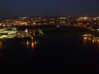 St Louis, looking over the Mississippi from the top of the arch