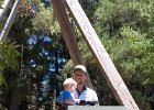 Christmas2012-84  Andrew & William at the flying fox : Christmas 2012