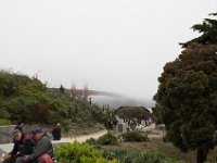 USA2016-1029  The Golden Gate Bridge Park, our 2 tour guides are in the foreground. : 2016, August, Betty, US, holidays