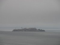 USA2016-1046  Alcatraz from the Golden Gate Bridge : 2016, August, Betty, US, holidays