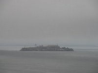 USA2016-1046  Alcatraz from the Golden Gate Bridge : 2016, August, Betty, US, holidays