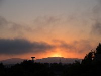 USA2016-1182  Sunset from our motel : 2016, August, Betty, US, holidays