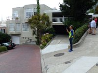 USA2016-1635  Down San Francisco's most crooked street, (Lombard Street), with Ken & Adella : 2016, August, Betty, US, holidays