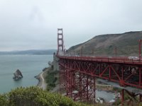 USA2016-1683  the Golden Gate Bridge from a car park at the northern end : 2016, August, Betty, US, holidays