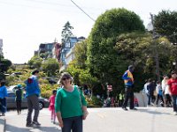 USA2016-1821  walking up Lombard Street : 2016, August, Betty, US, holidays