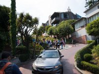 USA2016-1841  walking up Lombard Street : 2016, August, Betty, US, holidays