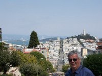 USA2016-1851  walking up Lombard Street : 2016, August, Betty, US, holidays