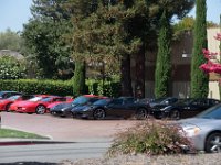 USA2016-27  Cars at the Ferrari & Maserati dealer next door to our motel in Redwood City : 2016, August, Betty, US, holidays