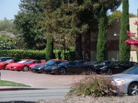 USA2016-27  Cars at the Ferrari & Maserati dealer next door to our motel in Redwood City : 2016, August, Betty, US, holidays