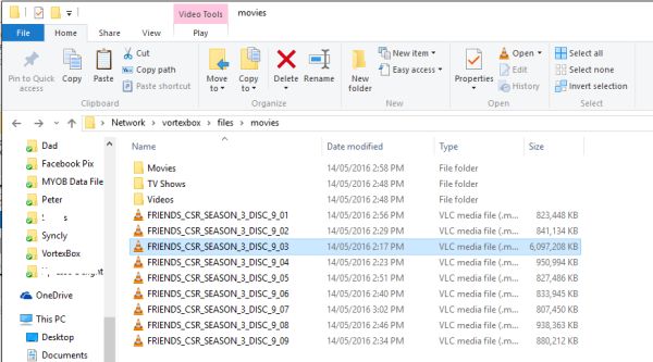 Ripped files