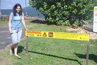  sign about some of the locals near Innisfail