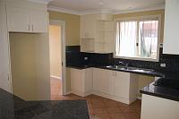  The kitchen, the door to the dining room is on the left hand side